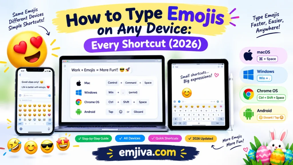 how to type emojis